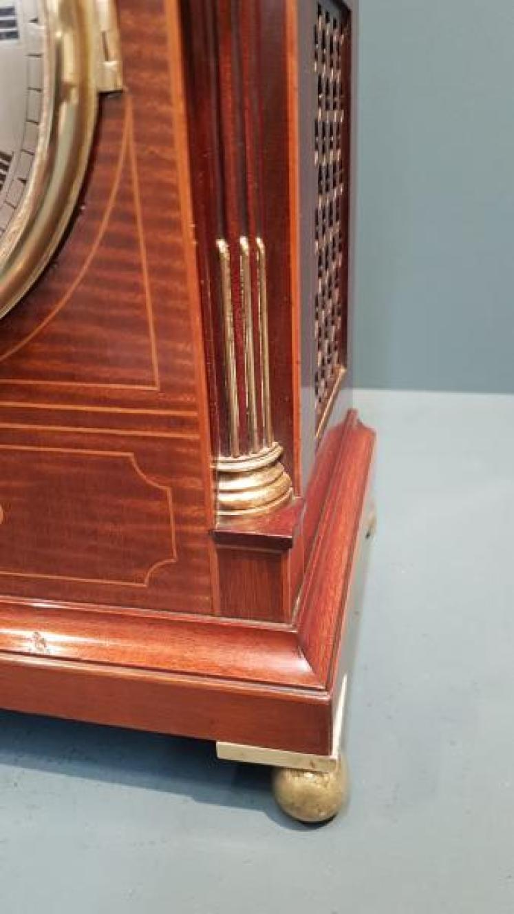Russells Liverpool Double Fusee Bracket Clock - Image 4