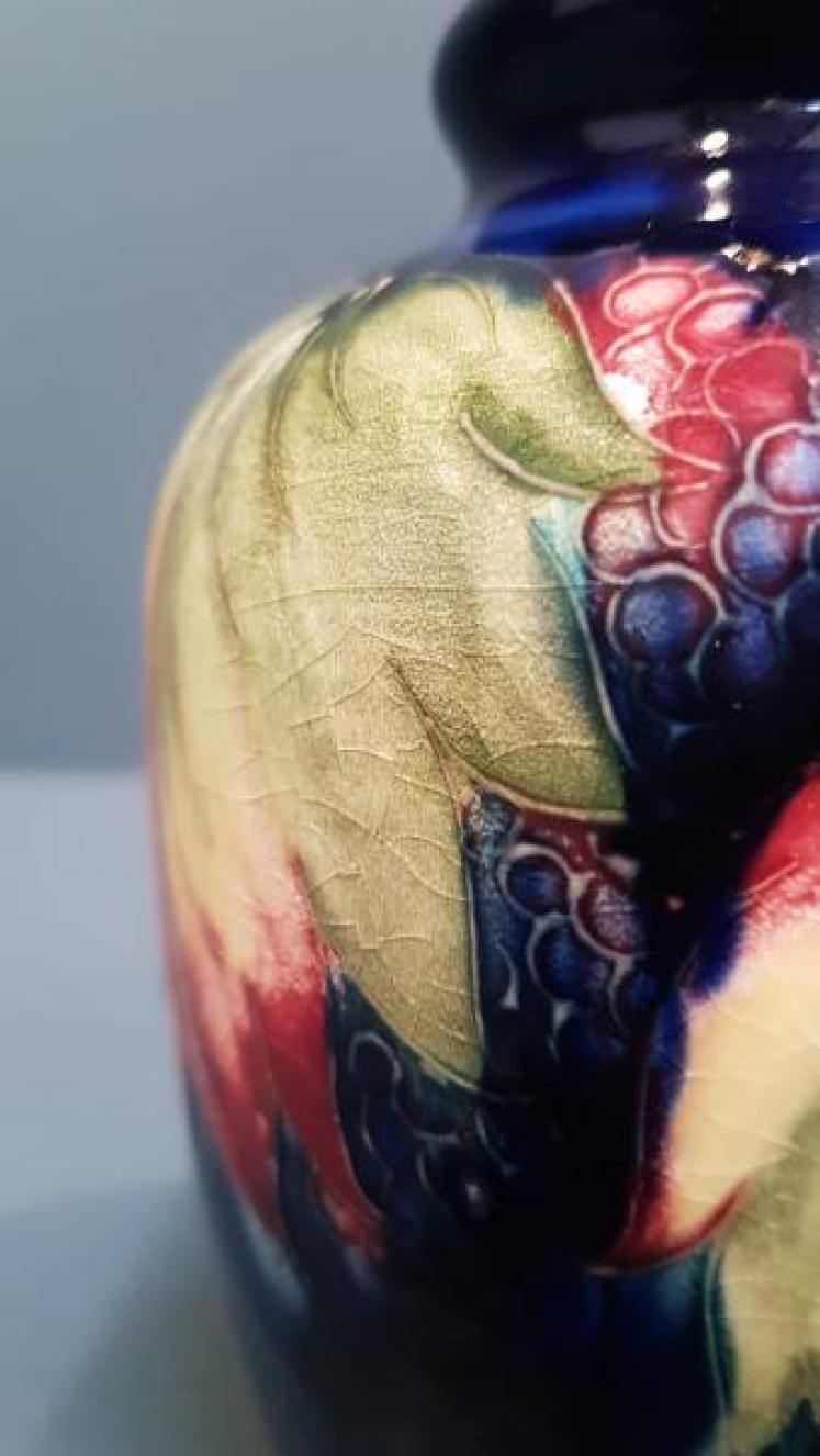 Moorcroft Leaf and Blackberries Vase - Image 3