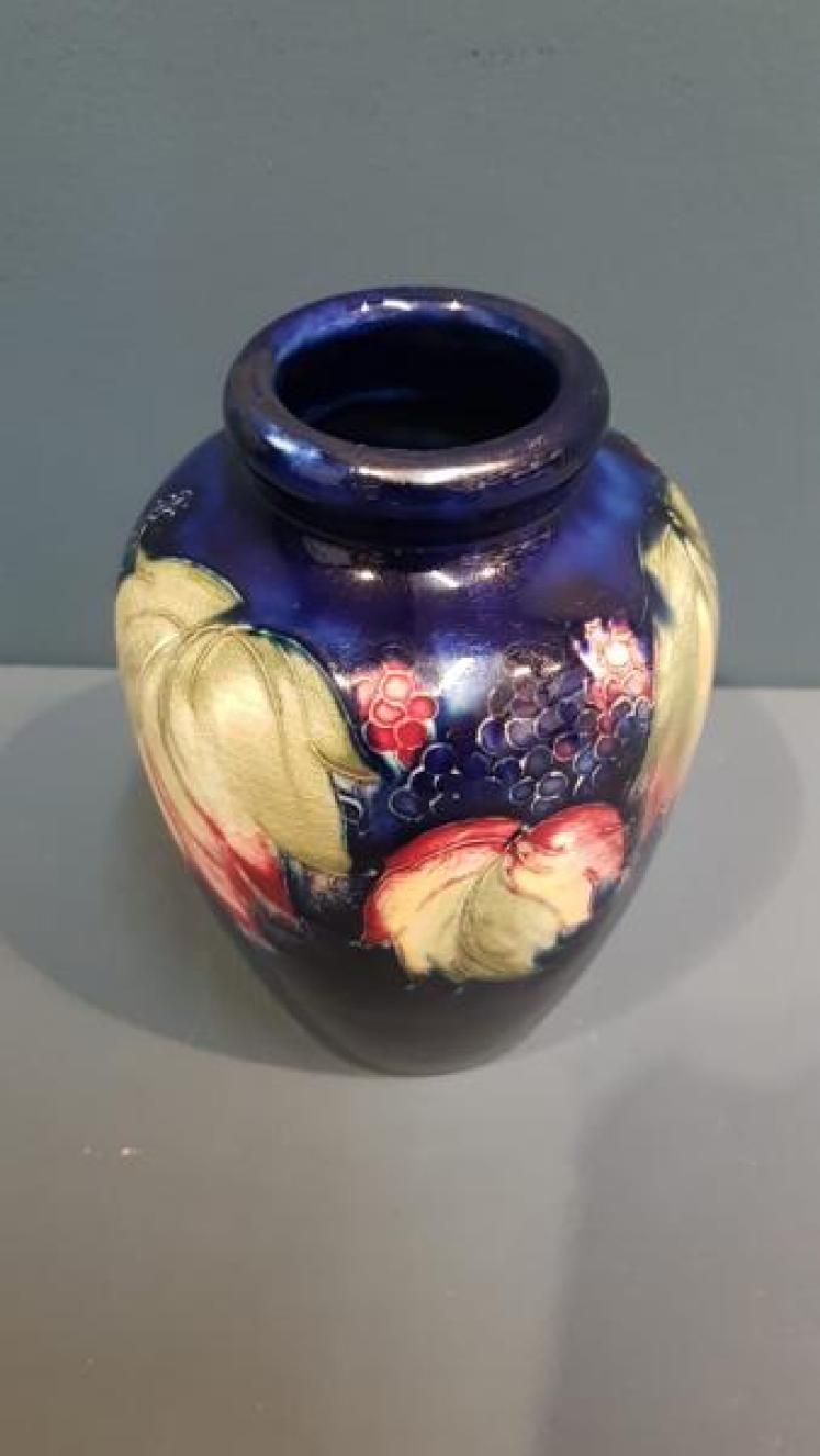 Moorcroft Leaf and Blackberries Vase - Image 5