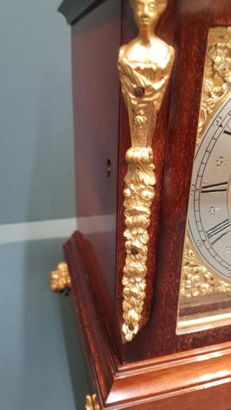 Victorian Bracket Clock by Goldsmiths & Silversmiths - Image 5
