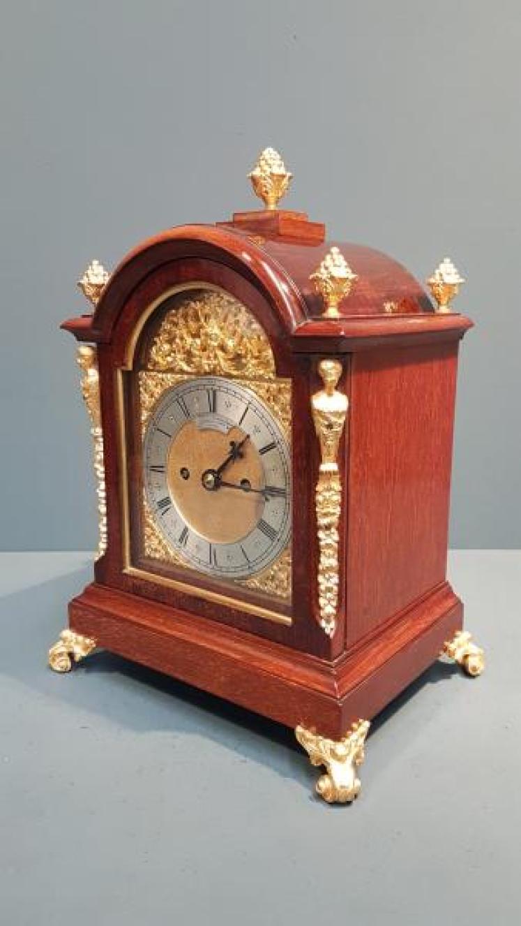 Victorian Bracket Clock by Goldsmiths & Silversmiths - Image 6