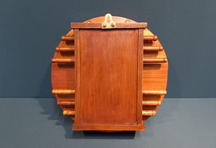 Large Victorian Walnut Perpetual Wall Calendar - Image 6