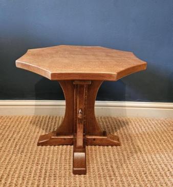 1950's Thompson of Kilburn Mouseman Occasional Table