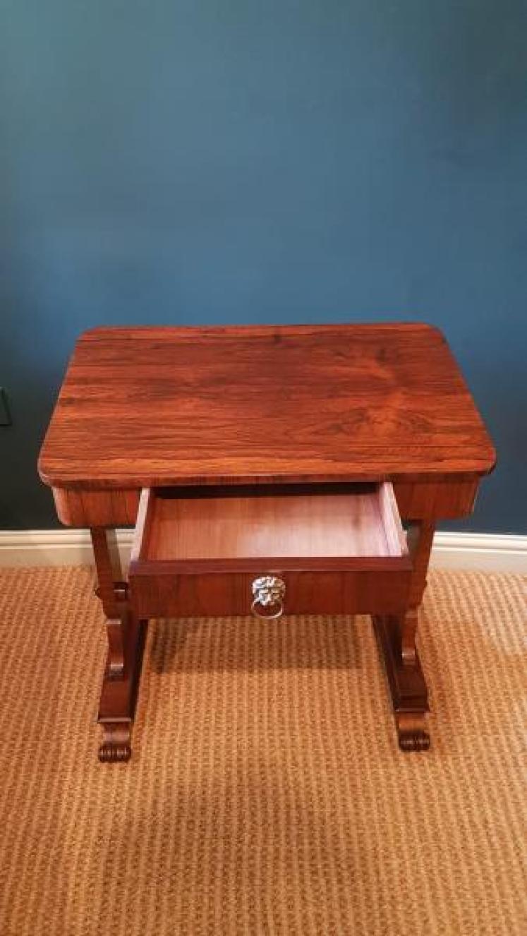 Regency Rosewood Lamp Table - Image 4