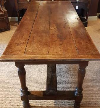 George III Oak Farmhouse Refectory Table