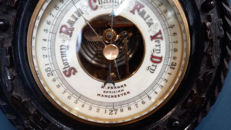 Victorian Ebony Cased Aneroid Barometer - Image 3