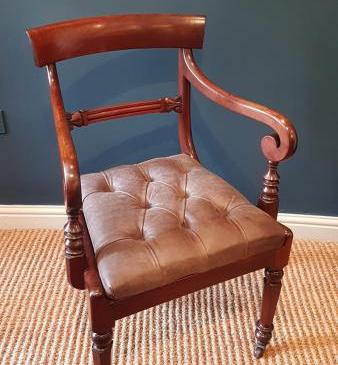 William IV Mahogany Desk Chair