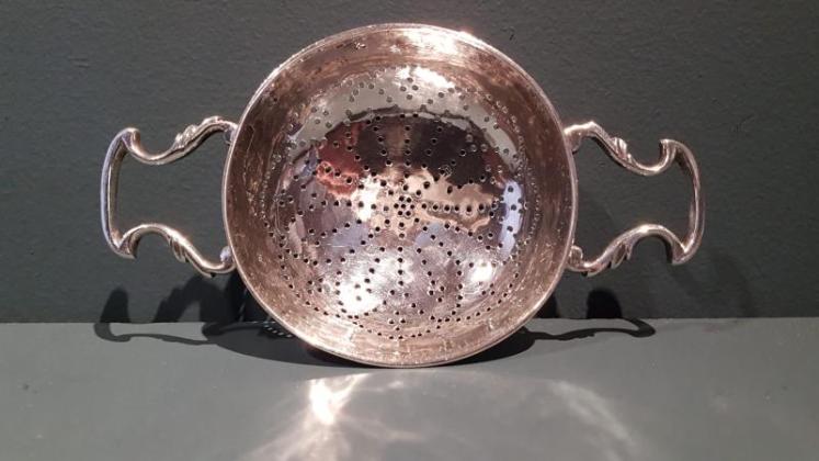 Early George II Silver Lemon Squeezer - Image 6