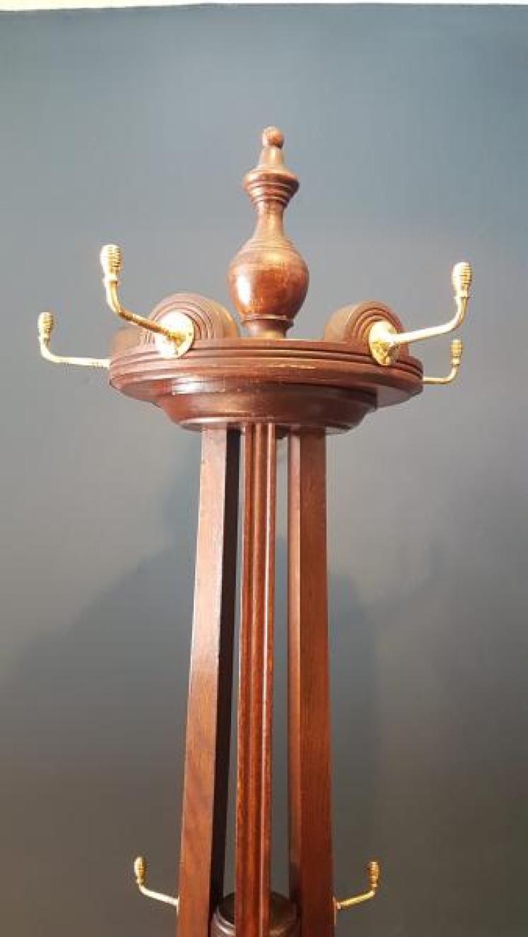 Arts and Crafts Oak Hall Stand - Image 5