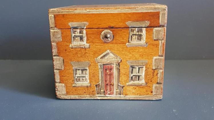 Early Victorian Boxwood Country House Tea Caddy - Image 5