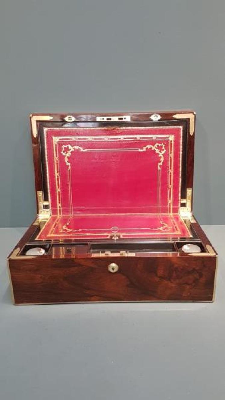 Sampson Mordan Rosewood Writing Slope  - Image 1