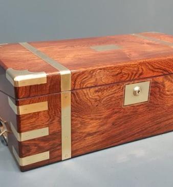 Large Victorian Rosewood Writing Slope