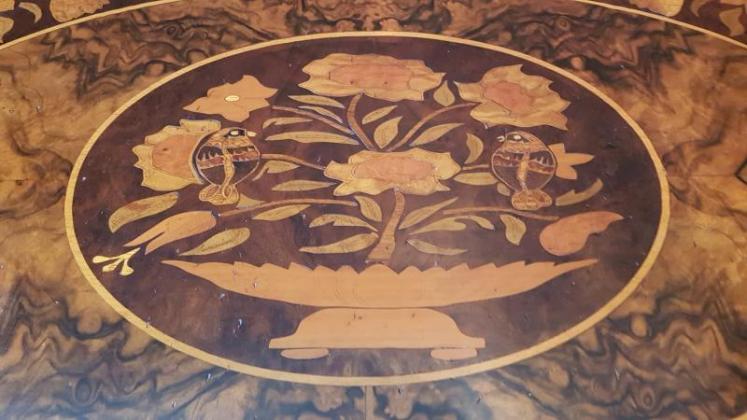 Victorian Walnut Marquetry Chest - Image 4