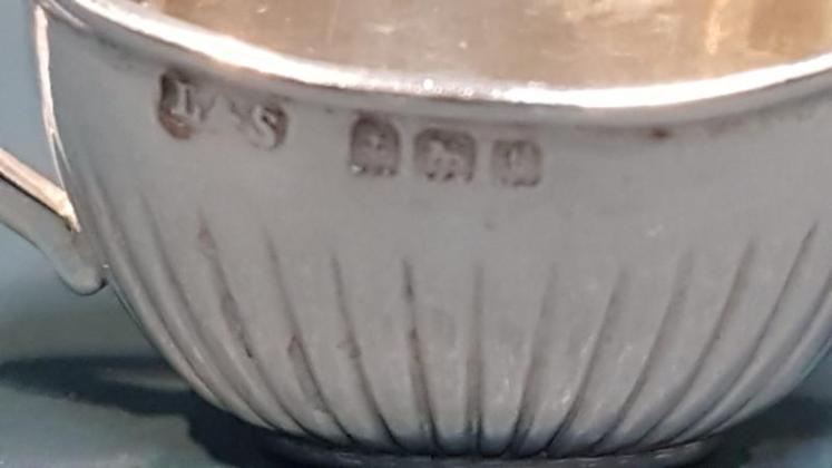 Rare Edwardian Miniature Silver Tea Set by Levi & Salaman - Image 3