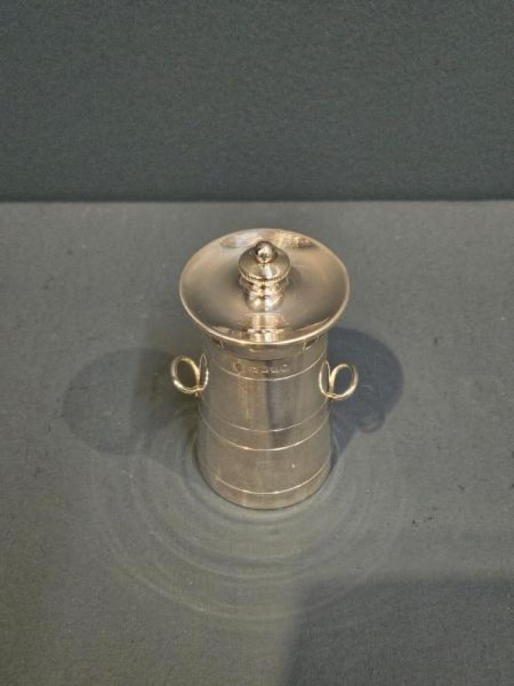 Silver Milk Churn Pepper Grinder  - Image 3