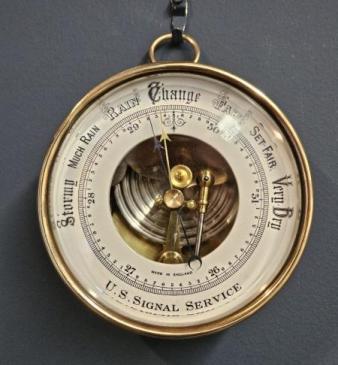 Edwardian US Signal Service Barometer 