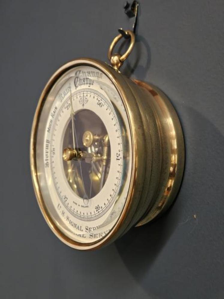 Edwardian US Signal Service Barometer  - Image 5