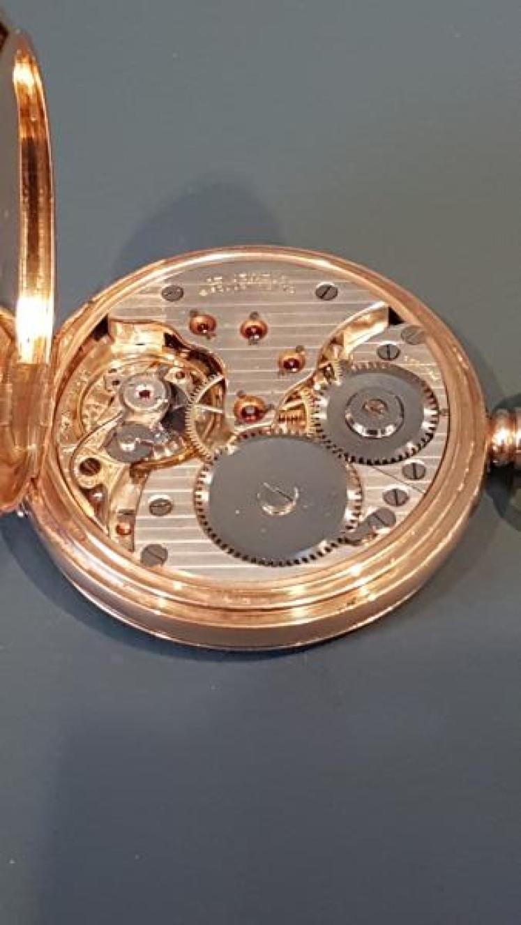 Immaculate 9ct Gold Hunter Pocket Watch - Image 7