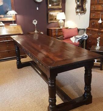 Early Period Oak 10 Seater Refectory Table c.1690 