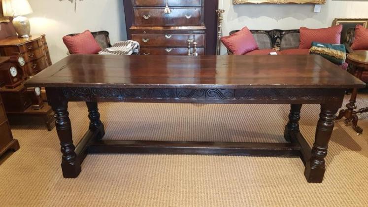 Early Period Oak 10 Seater Refectory Table c.1690  - Image 2