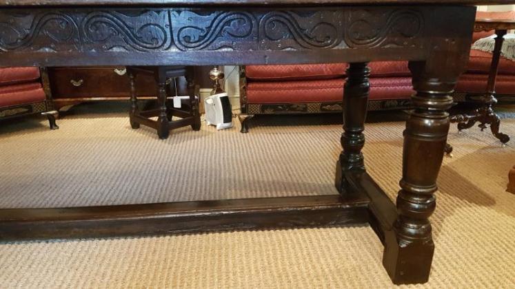 Early Period Oak 10 Seater Refectory Table c.1690  - Image 4
