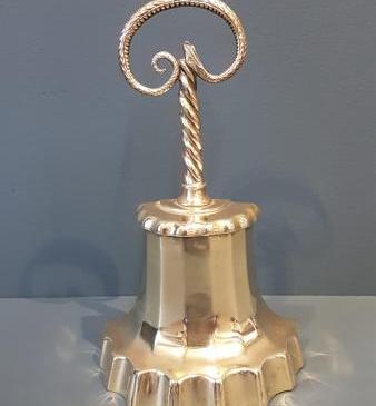 Early Victorian Brass Country House Door Stop