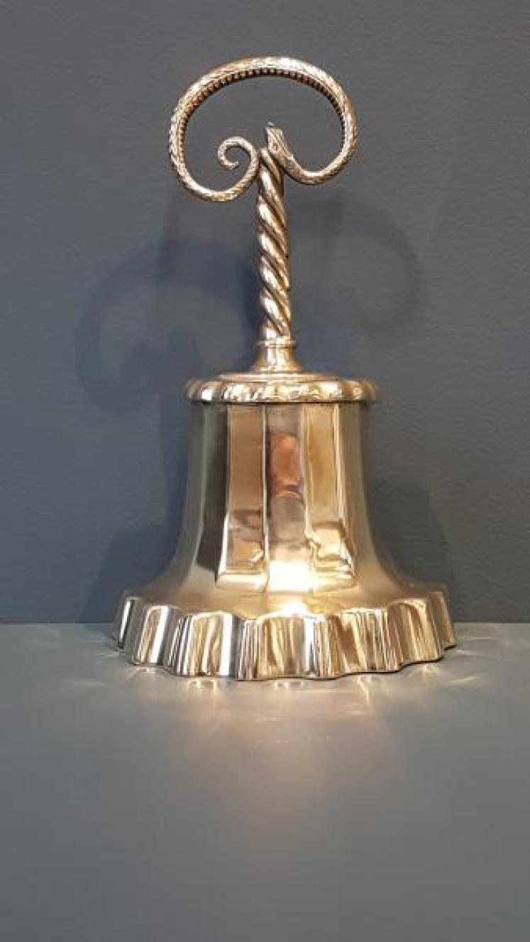 Early Victorian Brass Country House Door Stop - Image 4
