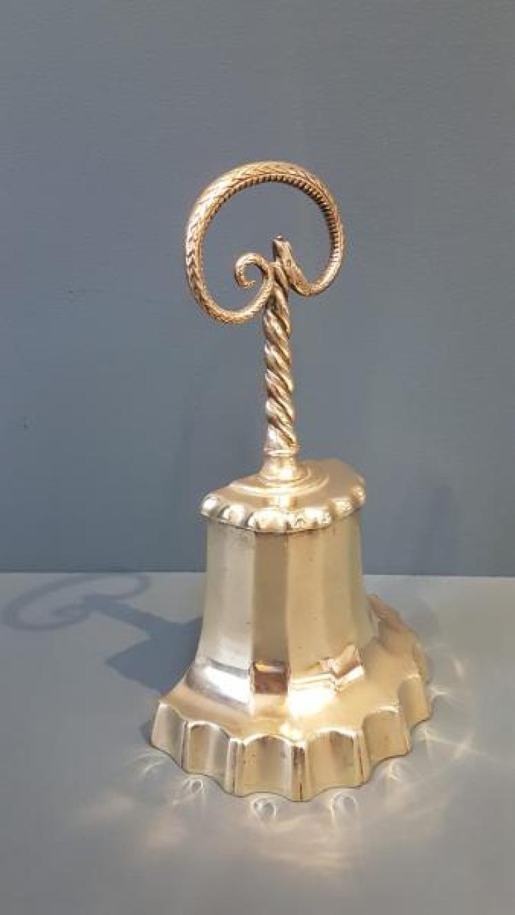 Early Victorian Brass Country House Door Stop - Image 5