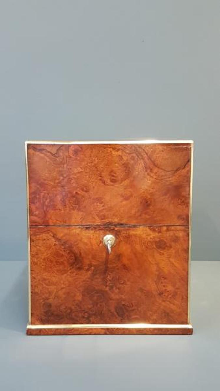 Victorian Walnut Tantalus Box - Image 2
