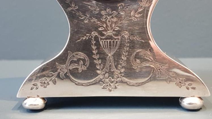 Small George V Silver Clock - Image 5