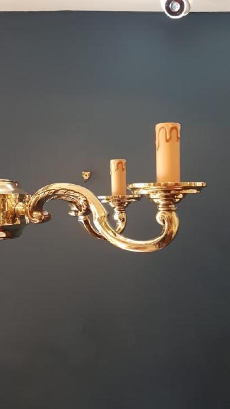 Edwardian Six Arm Light Fitting - Image 6
