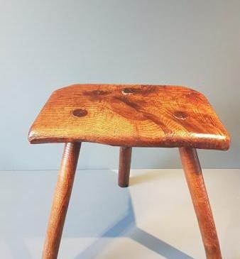 Georgian Primitive Ash Stool
