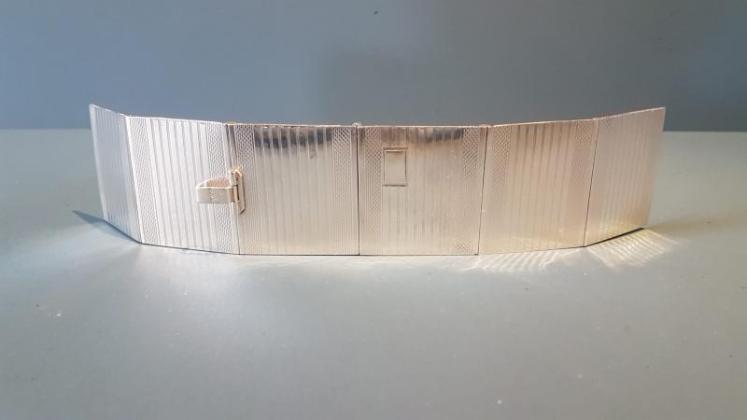 Unusual Solid Silver Folding Photo Book - Image 2