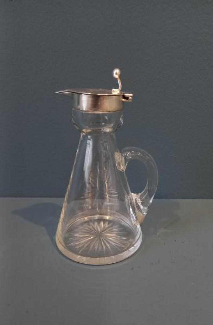 George V Period Silver Whisky Noggin Decanter - Image 7