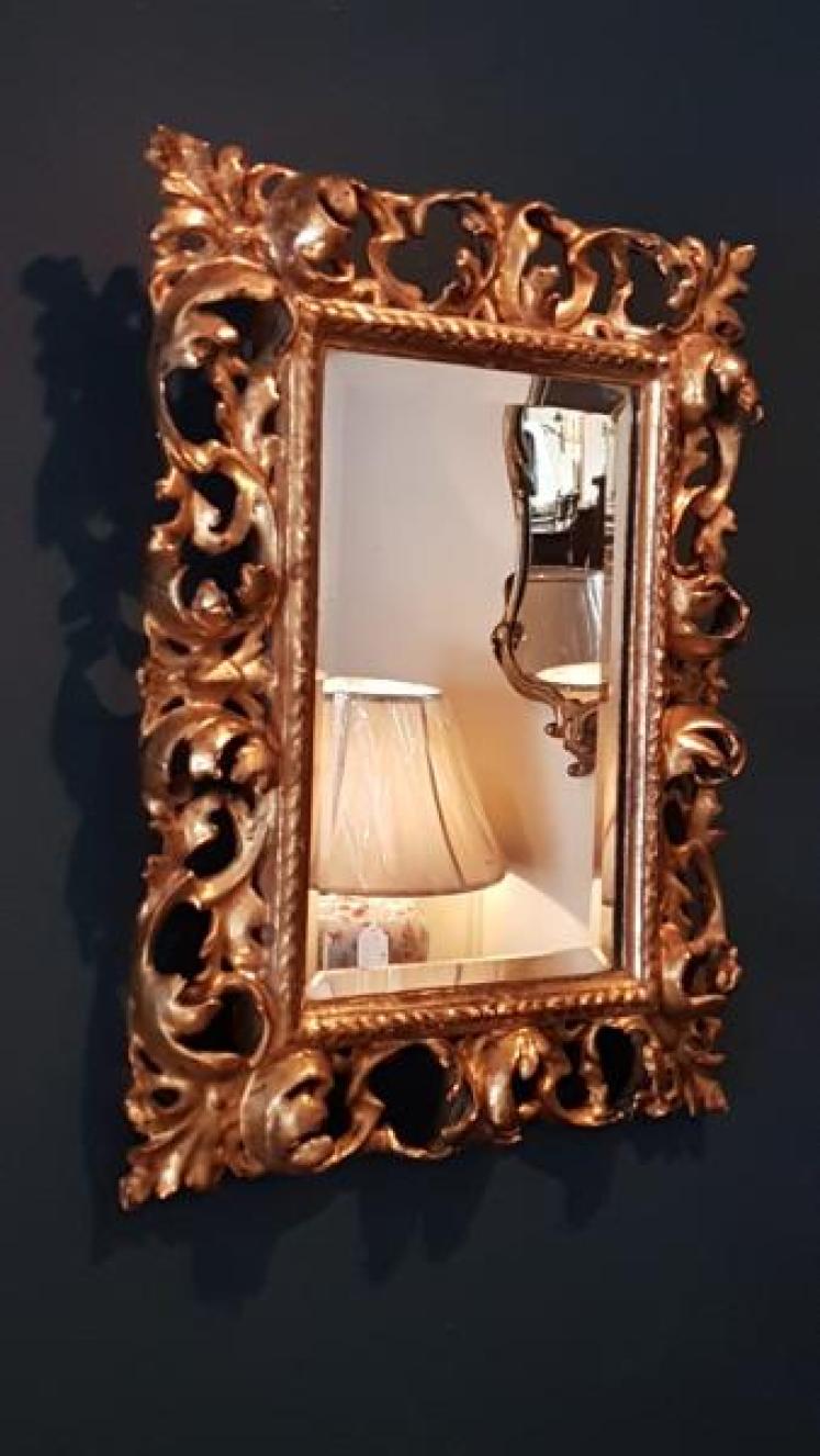Victorian Timber Gilt Florentine Mirror - Image 2