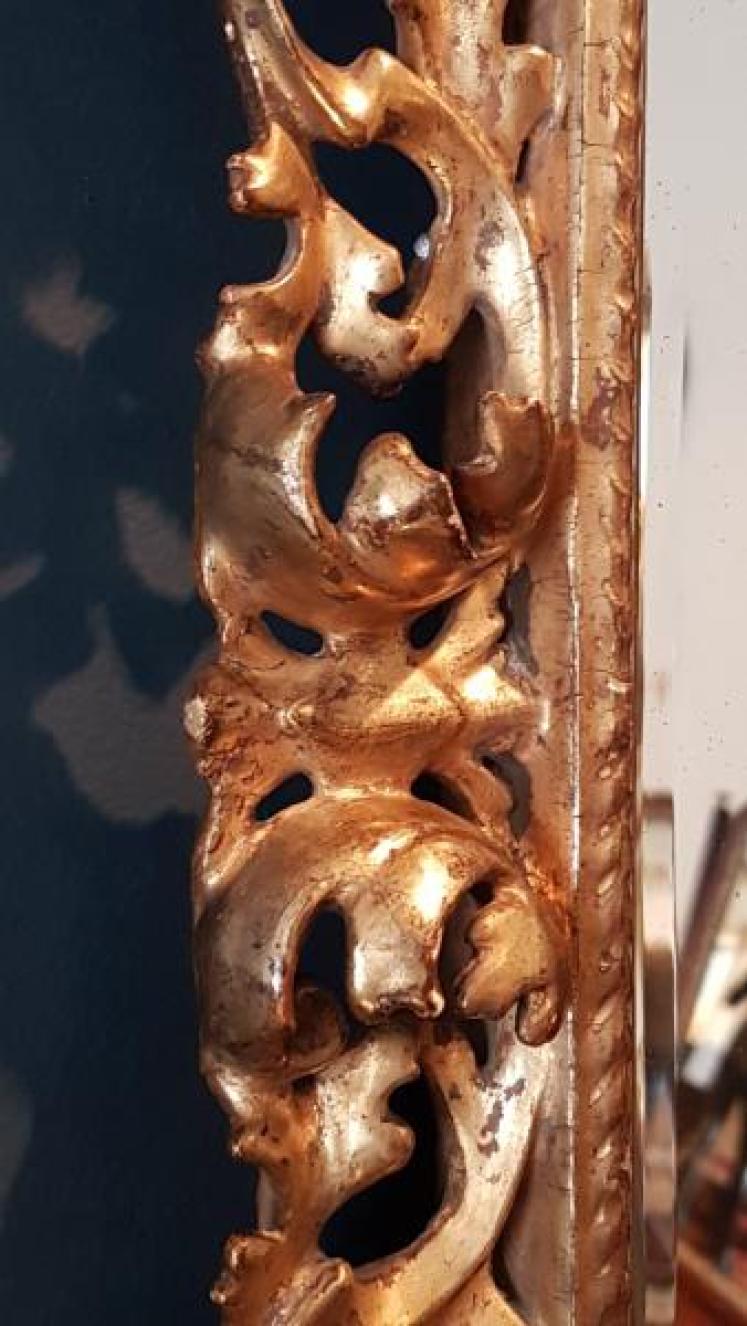 Victorian Timber Gilt Florentine Mirror - Image 6
