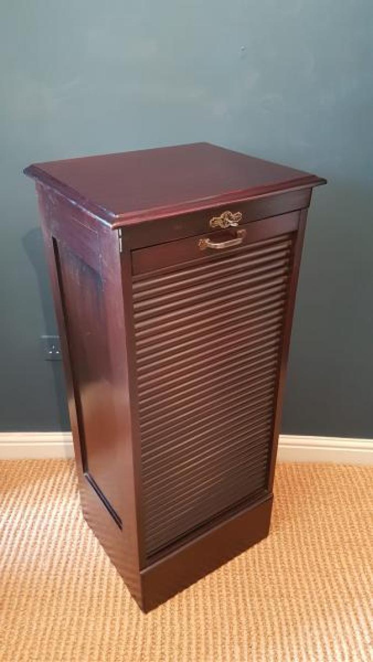 1920's Mahogany Fall Front File Cabinet - Image 5