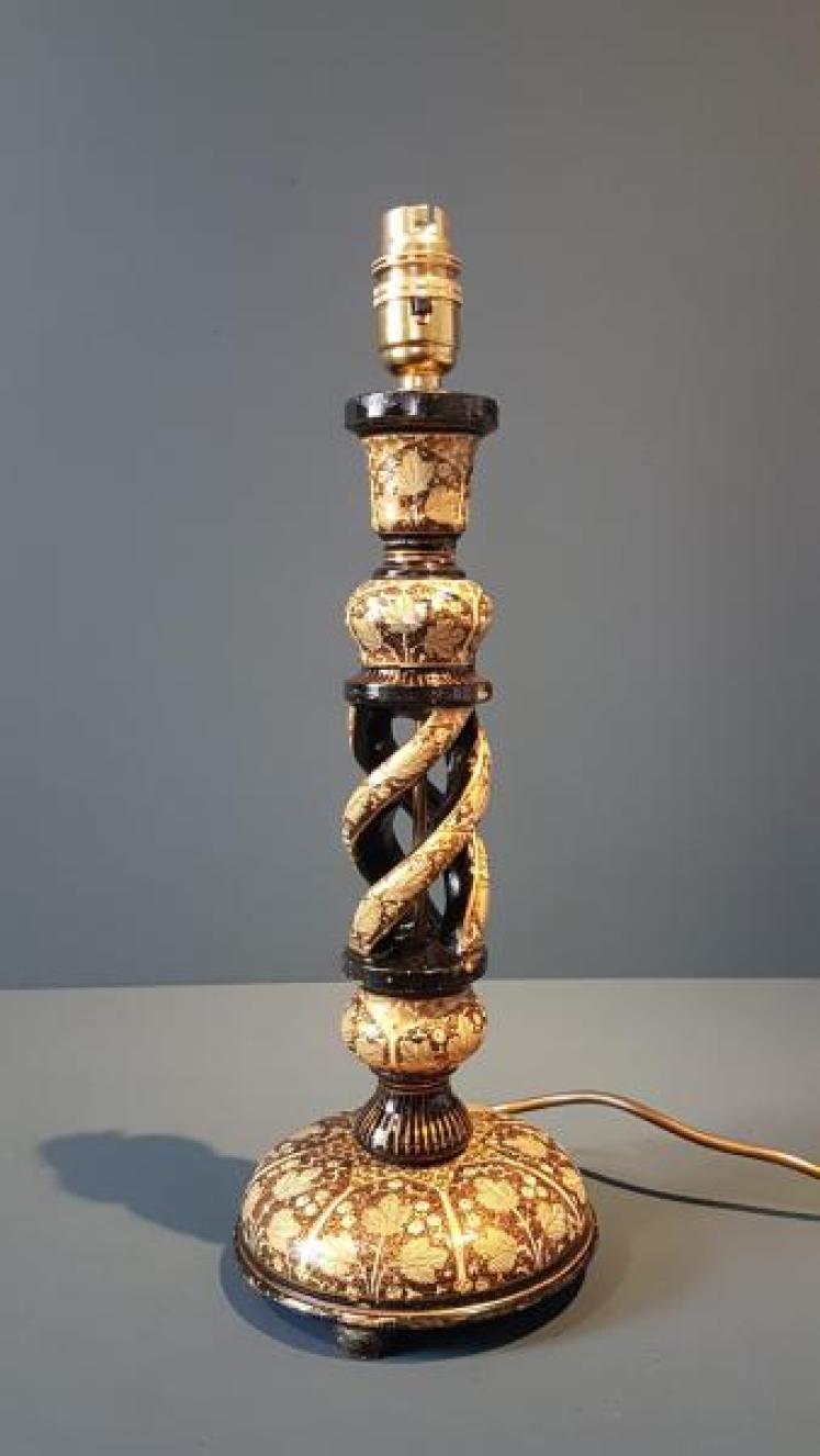 1920's Kashmiri Table Lamp - Image 1