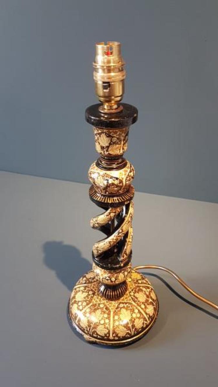 1920's Kashmiri Table Lamp - Image 2