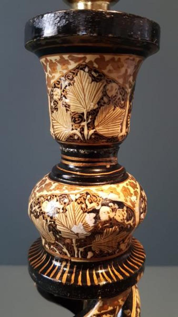 1920's Kashmiri Table Lamp - Image 3
