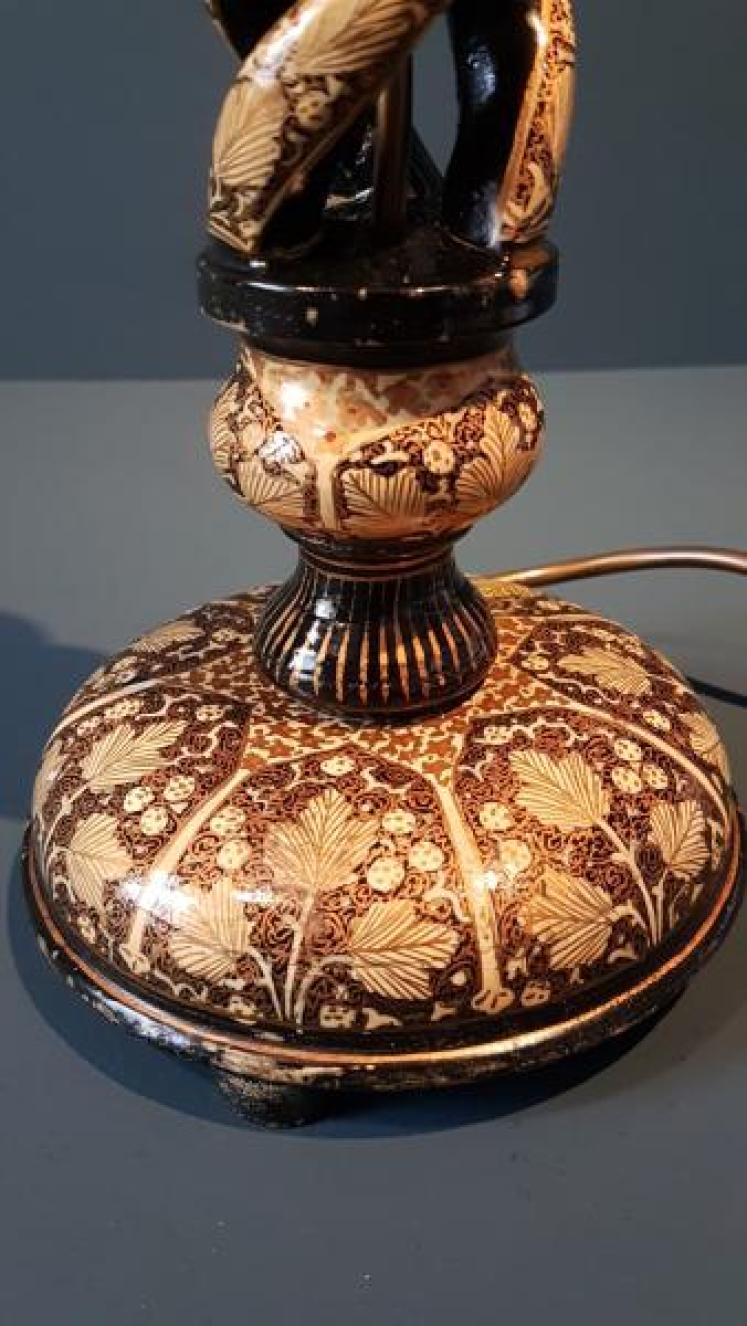 1920's Kashmiri Table Lamp - Image 5