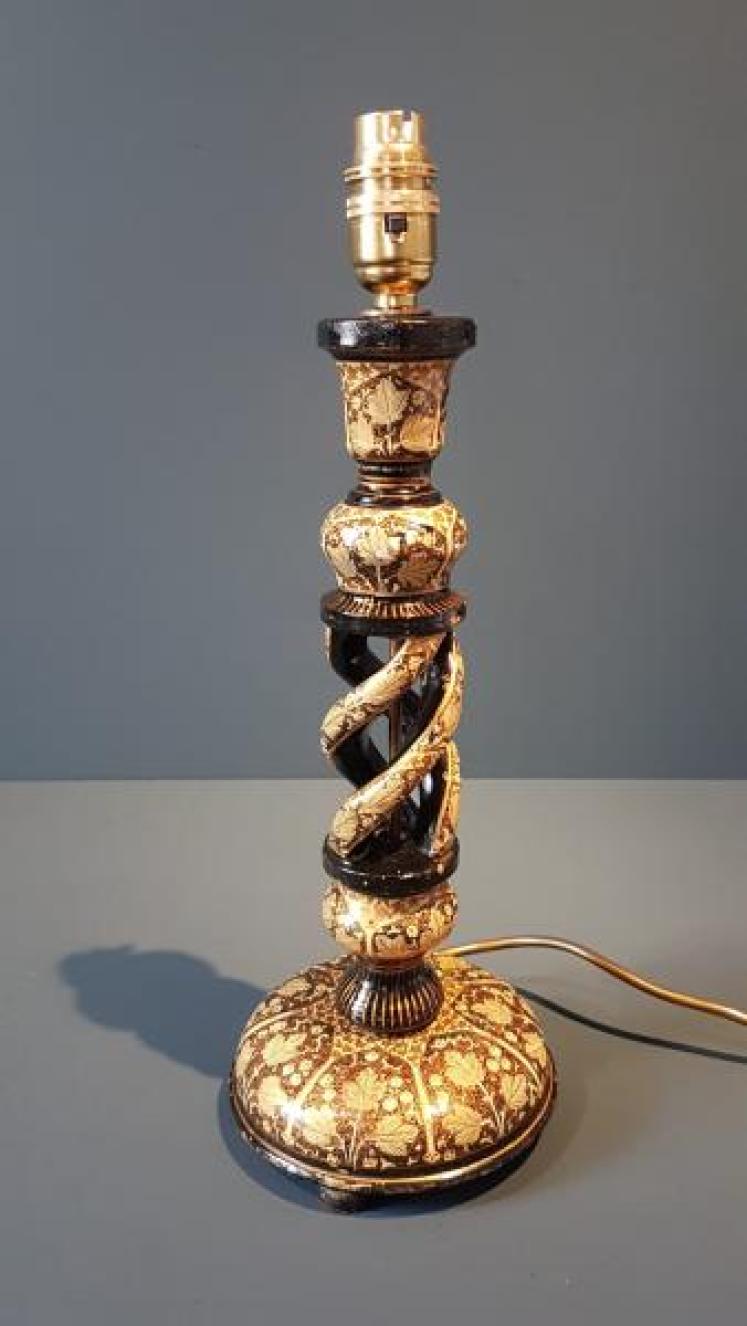 1920's Kashmiri Table Lamp - Image 6