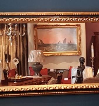 Large Victorian Gilt Mirror