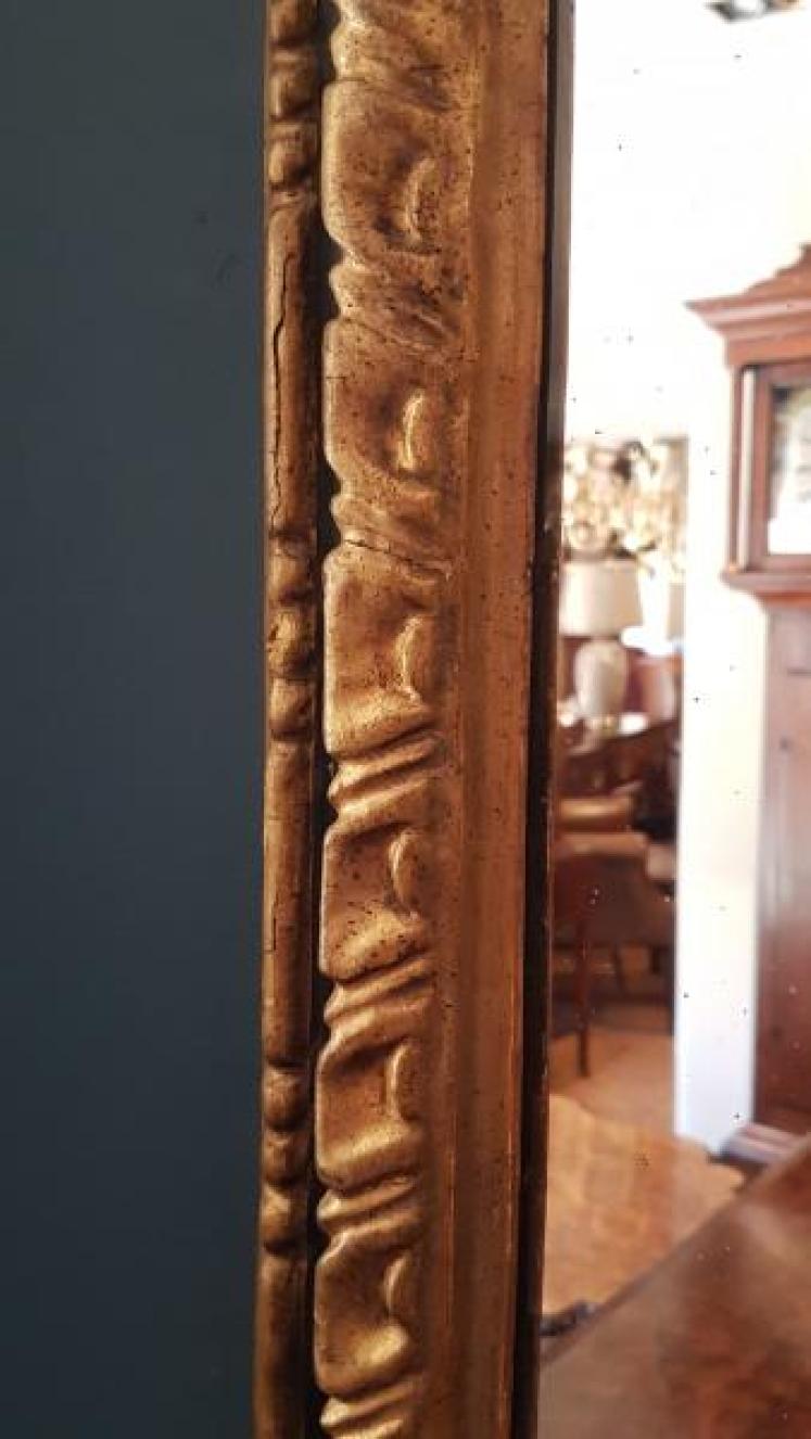 Large Victorian Gilt Mirror - Image 4