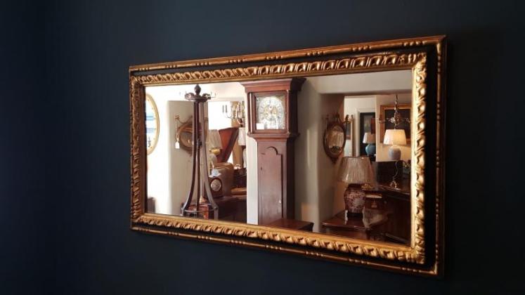Large Victorian Gilt Mirror - Image 6
