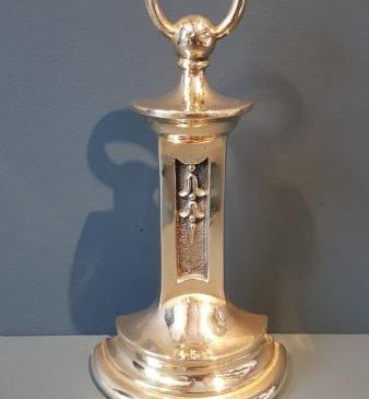 Victorian Cast Brass Country House Door Stop