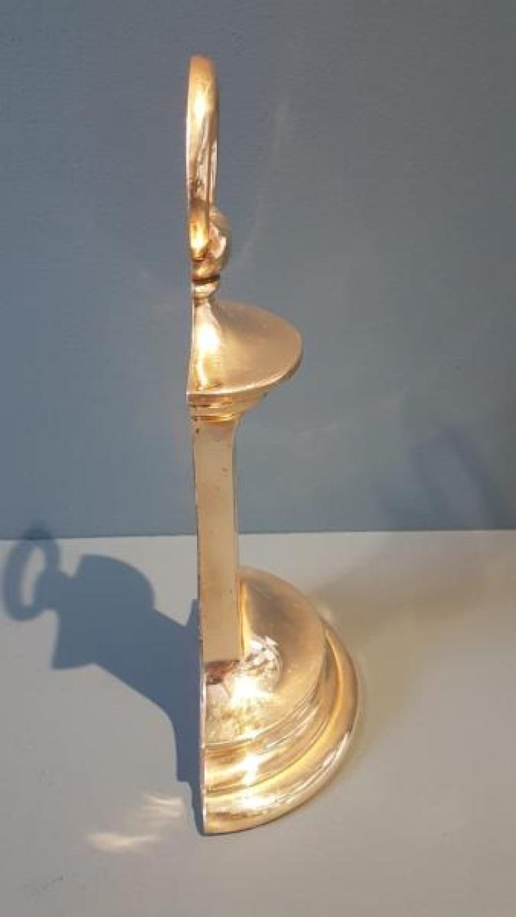Victorian Cast Brass Country House Door Stop - Image 3