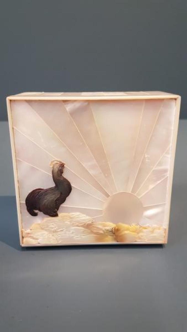 Superb Austrian Carved Mother of Pearl Table Box - Image 5