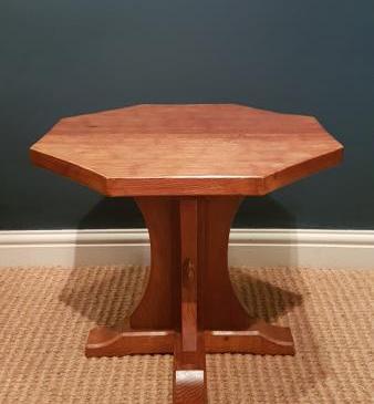1950's Mouseman Octagonal Occasional Table 