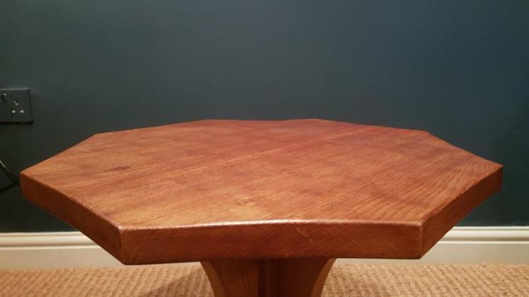 1950's Mouseman Octagonal Occasional Table  - Image 4